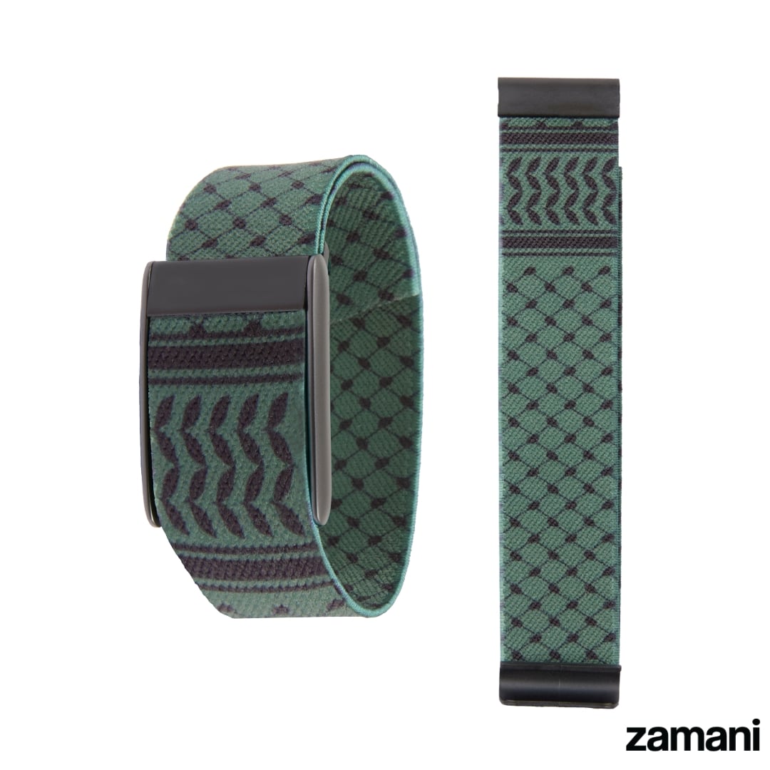 Olive green Keffiyeh WHOOP band